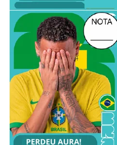 Figurinha PERDEU AURA