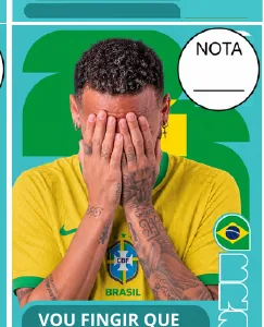 Figurinha VOU FINGIR QUE NÃO VI